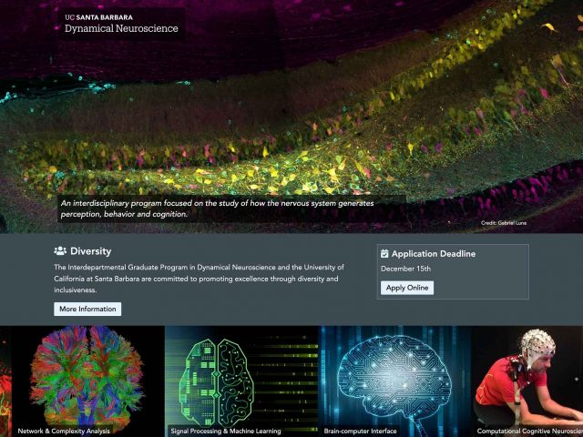 Graduate Program in Dynamical Neuroscience Website