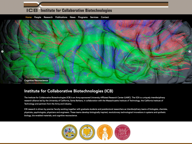 Institute for Collaborative Biotechnologies Website