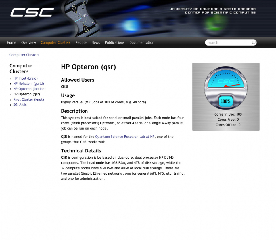 CSC Subpage