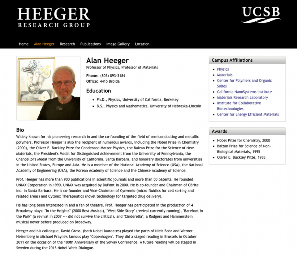 Alan Heeger Lab