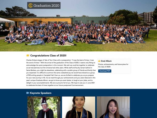 CCS Graduation 2020 Website