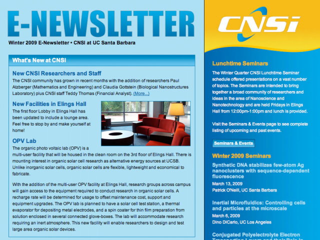 CNSI E-Newsletter