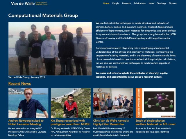 Computational Materials Group Website