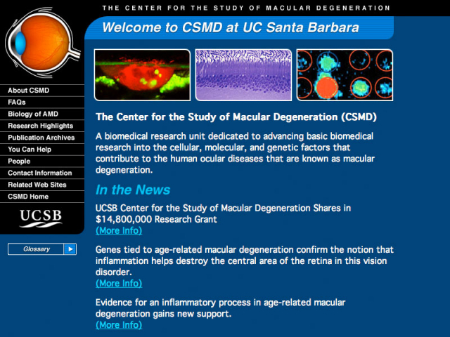 CSMD Front Page