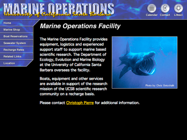 Marine Operations Front Page