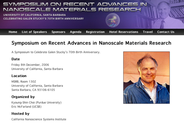 Symposium on Recent Advances in Nanoscale Materials Research