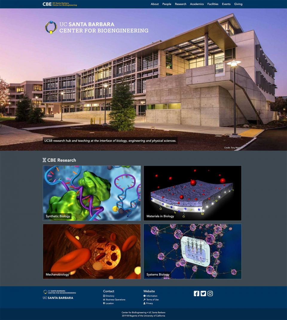 Center for BioEngineering 2019