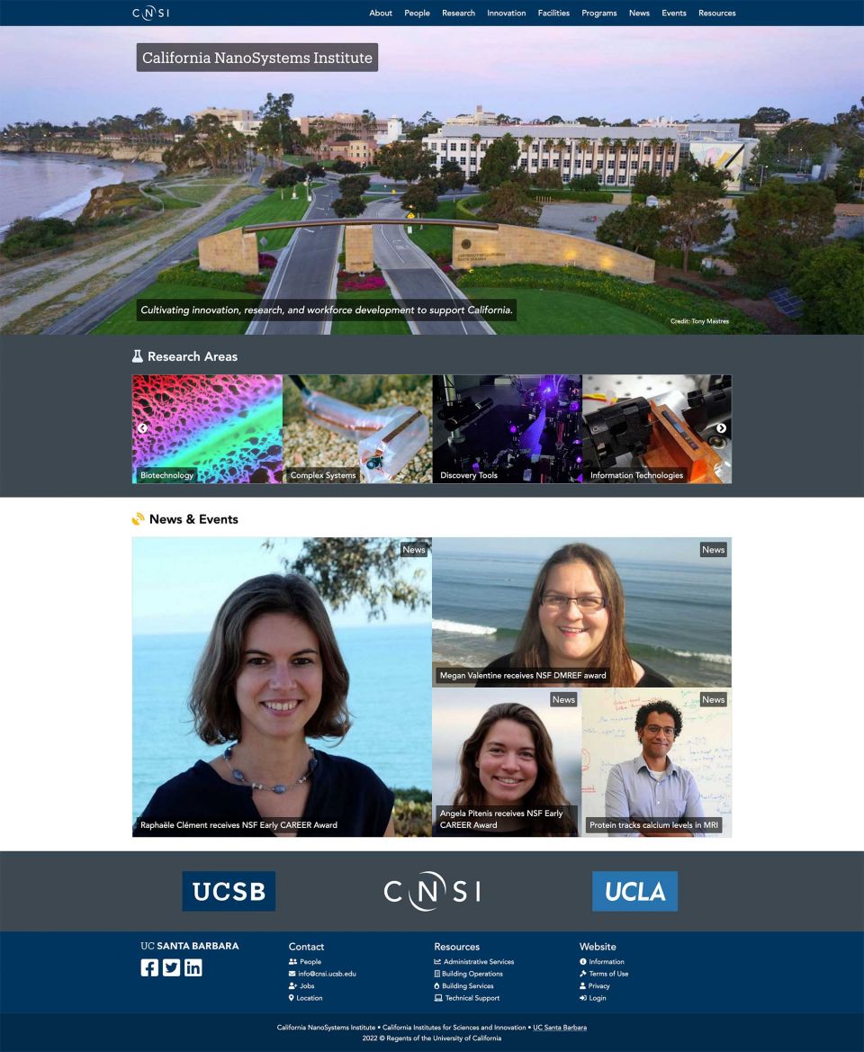 California NanoSystems Institute Website