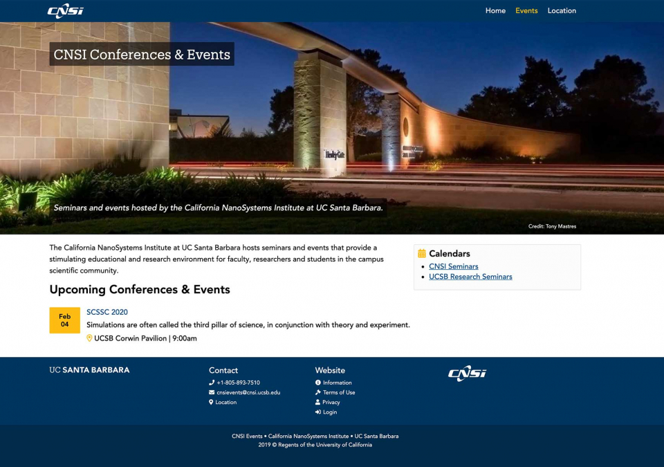 CNSI Conferences & Events