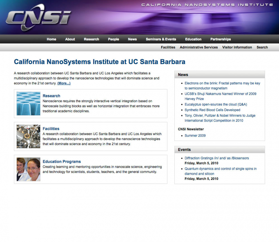 CNSI Main Page 2007