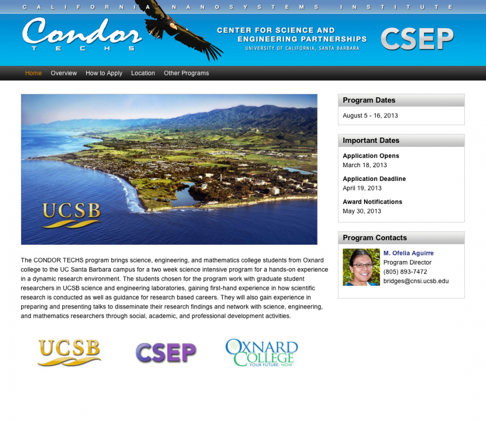 Condor Techs Front Page