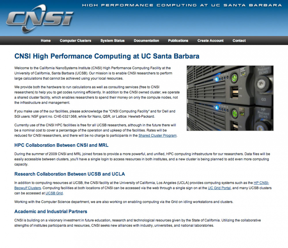 HPC Main Page