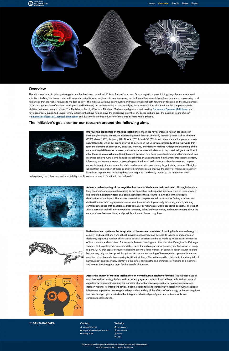 Mellichamp Initiative in Mind & Machine Intelligence