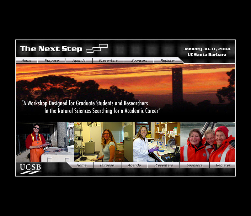 Next Step II Workshop Front Page