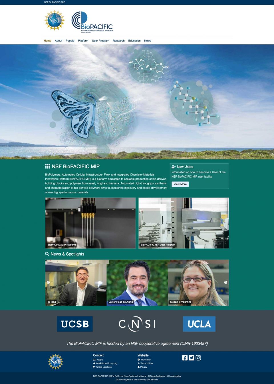 NSF BioPACIFIC MIP Website