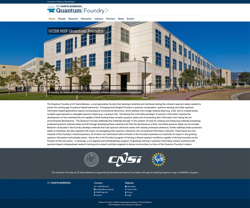 UCSB NSF Quantum Foundry