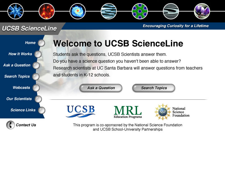 UCSB ScienceLine Front Page