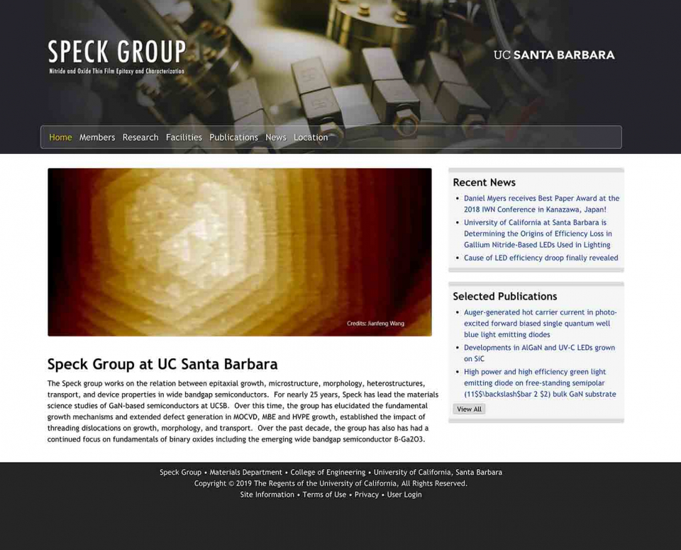 Speck Research Group